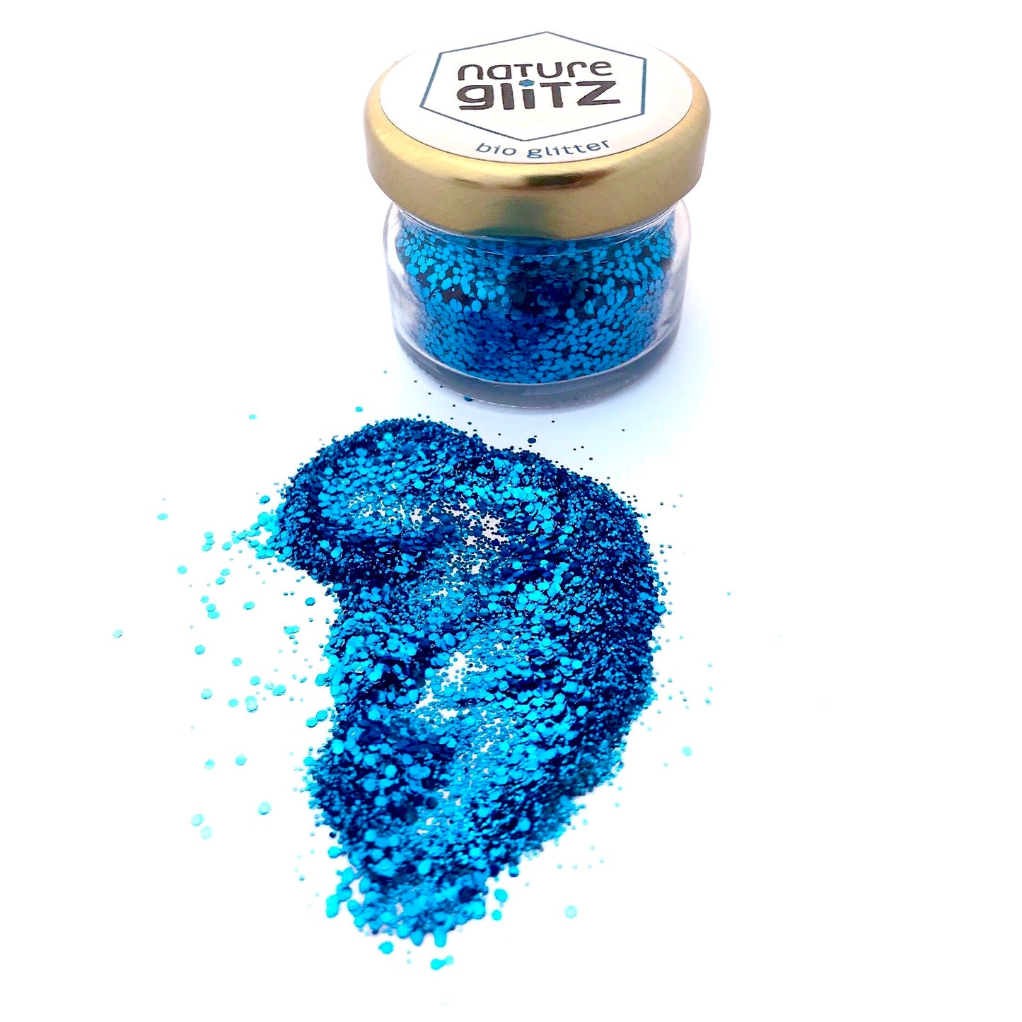 CARIBBEAN BLUE BIO GLITTER